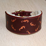 Buckle Collar Painted Floating Seahorses 