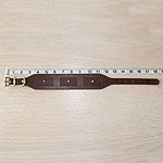 RTB Luxury Double Celtic Squares Buckle Collar (2 inch wide)