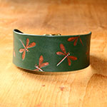 RTB Copper Dragonflies Buckle Collar (2 wide)