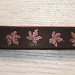 RTB Painted Maple Leaves Buckle Collar (small)
