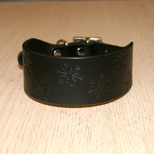 RTB Snowflake Buckle Collar (2 inch wide)