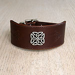 Celtic Filigree 2 inch buckle collar