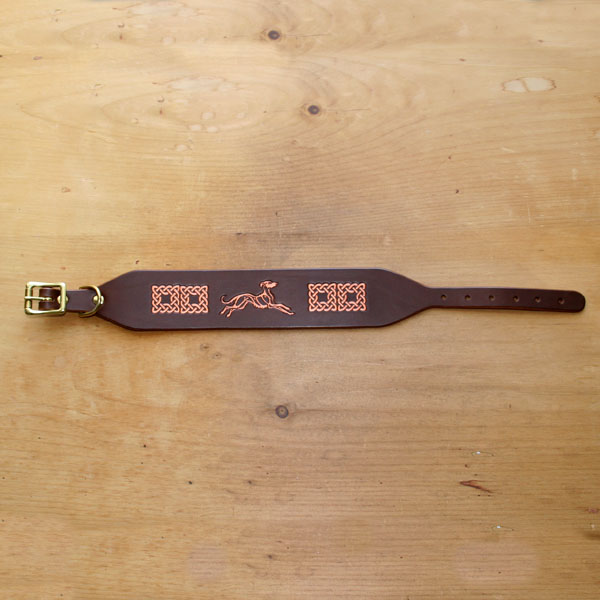 leather-buckle-collar-celtic-lurcher-painted-2-inch_2