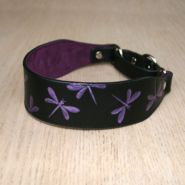 leather-buckle-collar-lead-set-irridescent-dragonfly-2-inch_3