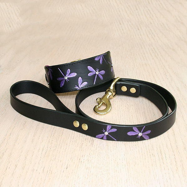 leather-buckle-collar-lead-set-luxury-purple-dragonfly-matt-2-inch_1