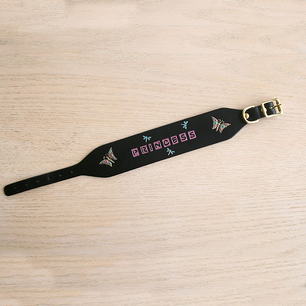 leather-buckle-collar-princess-painted-2-inch_2