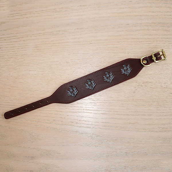 leather-buckle-collar-thistles-charcoal-burgundy-2-inch-wide_2