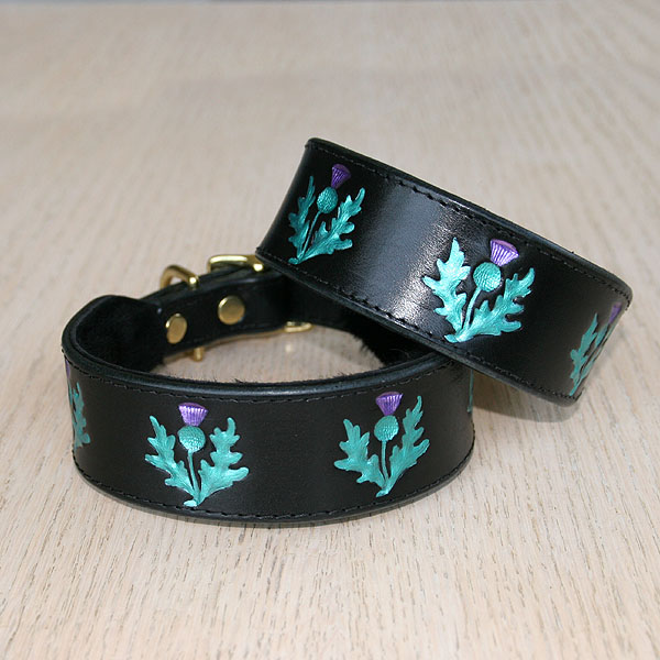 leather-buckle-collars-thistles-purple-green-black-1-5-inch