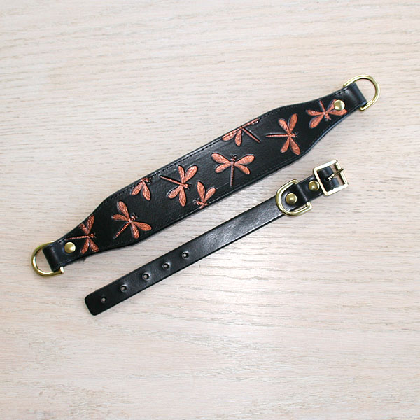 leather-martingale-iridescent-copper-dragonfly-1-75-inch_2