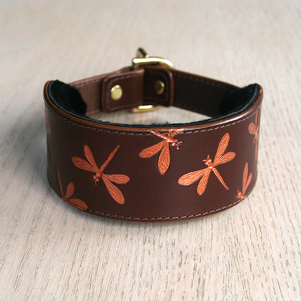 leather-slip-collar-iridescent-dragonflies-copper-chestnut-2-inch_1