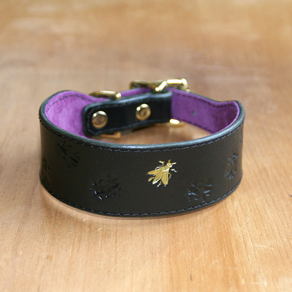 leather-whippet-buckle-collar-random-painted-bees-1-5-inch_1