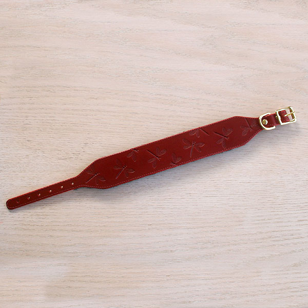 leather-buckle-collar-dragonfly-red-2-inch_2
