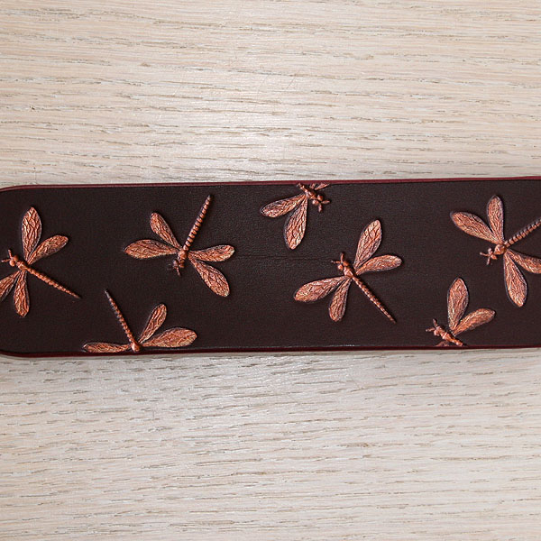 leather-buckle-collar-iridescent-dragonfly-2-inch-wide-burgundy-copper_3