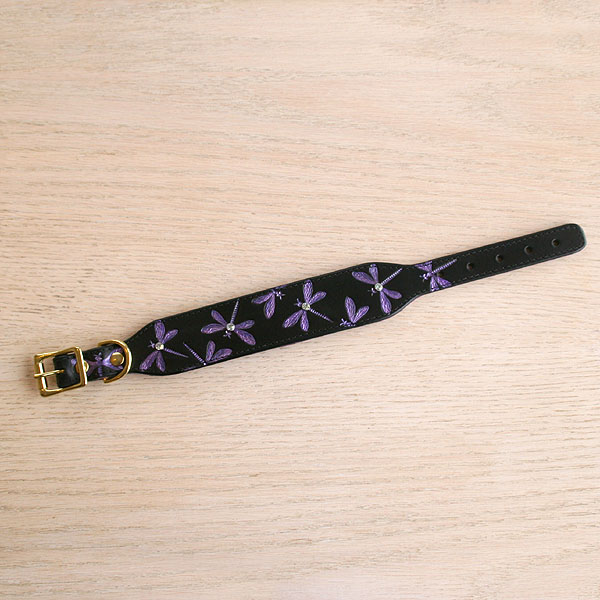 leather-buckle-collar-luxury-dragonfly-1.5-inch_2