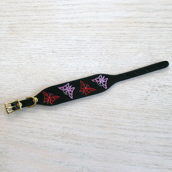 leather-buckle-collar-painted-filigree-butterflies-pink-red-small_2