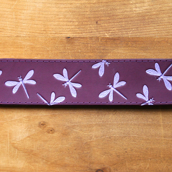 leather-buckle-collar-purple-lilac-dragonflies-2-inch_3