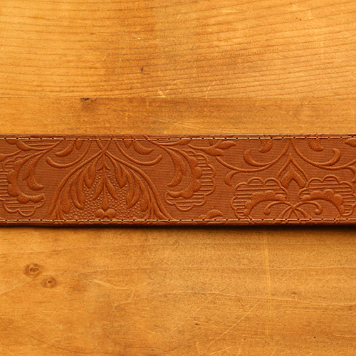 leather-buckle-collar-tan-brocade-2-inch_3