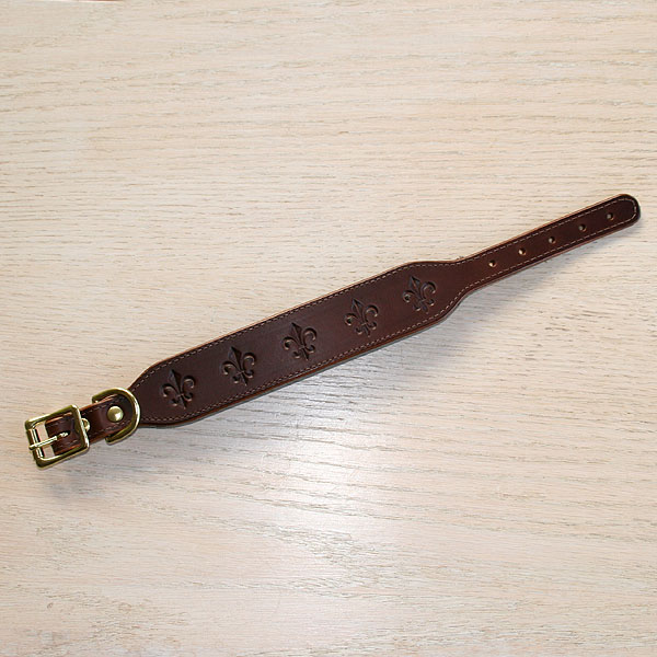 leather-buckle-collar-unpainted-fleur-de-lis-1-5-inch_2