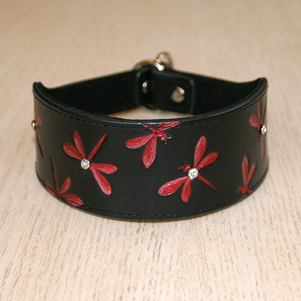 leather-slip-collar-luxury-dragonfly-black-red-2-inch_1