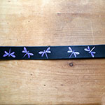 Iridescent Purple Dragonflies Belt