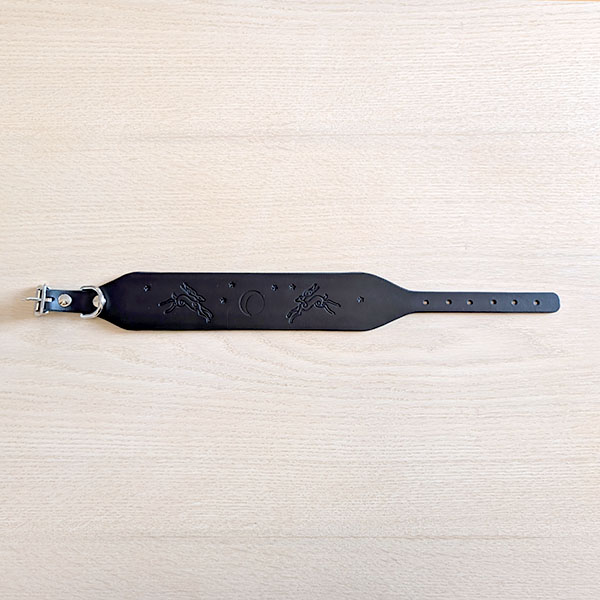 Hares, Moon and Stars Collar