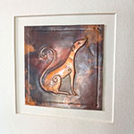 Hound Copper Art - Flame