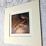 Leaping Fox Copper Art