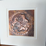 Triple Horses Copper Art