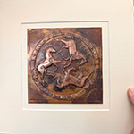 Triple Horses Copper Art