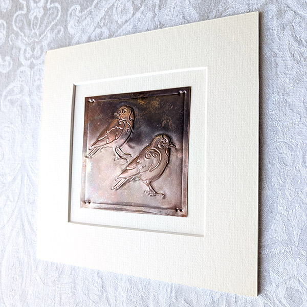Jackdaws Copper Art - Dark
