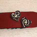 Attached Hearts Martingale Collar