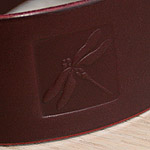 Boxed Bugs Leather Slip Collar (2 inch wide)