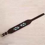 Dog Roses Buckle Collar