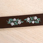 Dog Roses Buckle Collar