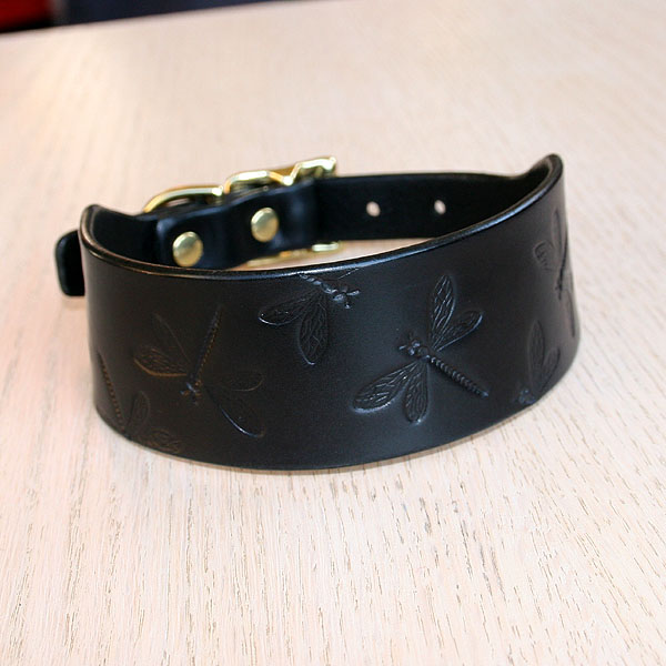 Dragonfly buckle collar (2 inch wide)