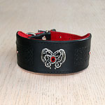 Buckle collar with Dragon Heart