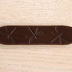 Dragonfly Leather Buckle Collar (small)