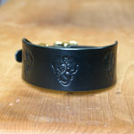 Dragons Leather Buckle Collar (2 inch wide)