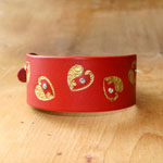 Buckle Collar Swirly Hearts