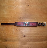 Dragon Heart Leather Buckle Collar (2 inch wide)