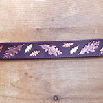 Autumn Oak Leaves Buckle Collar (1.5 inch wide)