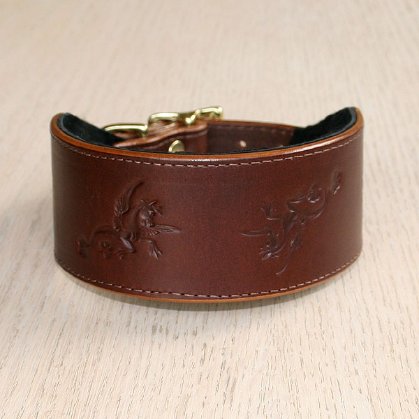 Renaissance Leather Buckle Collar (2 inch wide)