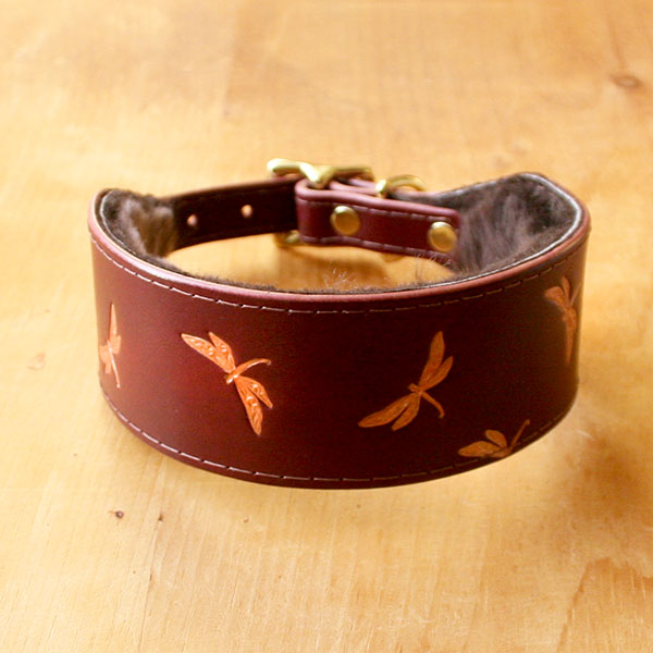 Vintage Dragonflies Buckle Collar (2 inch wide)