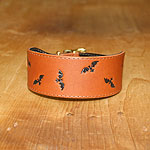 Painted Bats Greyhound Buckle Collar (2 inch wide)