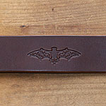 Filigree Bat Buckle Collar (1.5 inch wide)