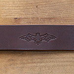 Filigree Bat Buckle Collar (1.5 inch wide)