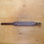 Painted Robin Whippet Buckle Collar (1.5 inch wide)