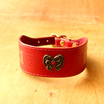 RTB Gold Dragon Heart Buckle Collar