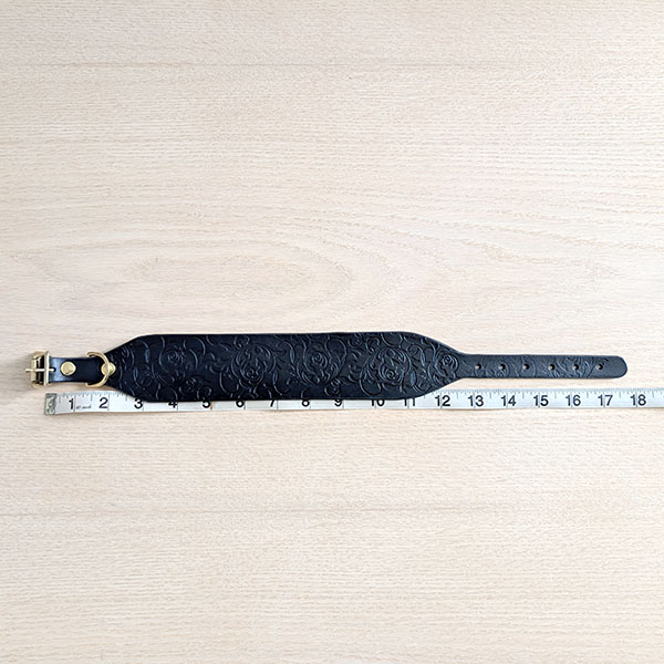 New Brocade  Leather Sighthound Collar